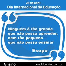 La asamblea general de las naciones unidas proclamó el 24 de enero día internacional de la educación, en celebración del papel que la educación desempeña en la paz y el desarrollo. Facebook
