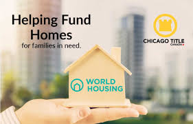 It is our goal to be the market leader in providing. Chicago Title Insurance Company Canada World Housing