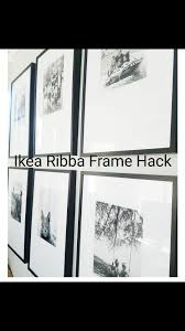 Ikea Ribba Frame Hack Offset Mat Photo Wall Gallery Wall Photo Wall Gallery Canvas Photo Wall Ikea Gallery Wall