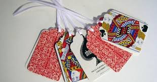 Maybe you would like to learn more about one of these? 10 Creative Ways To Reuse Old Playing Cards Playing Card Crafts Diy Playing Cards Gift Tag Cards
