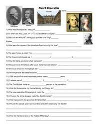 French Revolution Video Study Guide French Revolution Teaching French French History