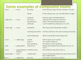 For example, the type of car known as a racecar in america is. What Is Compound Nouns With Examples