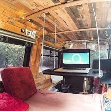 Nutzlich An Der Decke Um Einen Film Vom Bett Aus Zu Sehen Snack Zu Essen Camper Van Conversion Diy Luxury Van Van Life