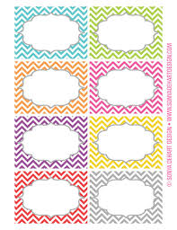 And also, one can download several templates from some sites also. 6 Best Free Chevron Printable Label Templates Printablee Com