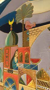 رسم على الزجاج painting art packaging design