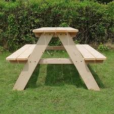 Rectangle Wooden Kids Picnic Table Merry Products In 2020 Kids Picnic Table Kids Picnic Picnic Table