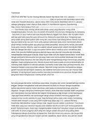 It is a national journal that covers a lot of common problems or issues related to community services. As Laksana Creative Writing Pdf Pdf