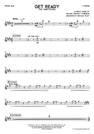 Get Ready The Temptations 3 Horns Free Music Sheet Musicsheets Org