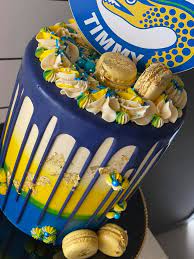Parramatta eels is a digital graph (available in pdf format only) that can be used to crochet a blanket using various techniques, such as c2c, mini c2c, sc, hdc, dc, tss or bobble stitch. Cas Cakery A Colourful Parramatta Eels Themed Drip Cake Facebook