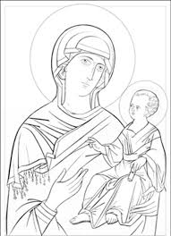 Orthodox Icons Coloring Pages Sketch Coloring Page Art Icon Cross Art Orthodox Icons