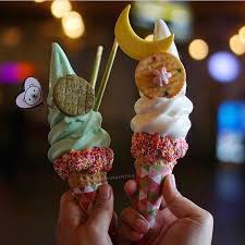 Jakarta Food Bangers On Instagram Melon Deluxe Cone Moon Wand Cone Shared By Angkytan Jktfoodbang Food Cone Wands