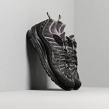 Men S Shoes Nike Air Max 98 Black Black Smoke Grey Vast Grey Footshop