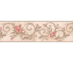 7 In X 15 Ft Prepasted Wallpaper Borders Floral Wall Paper Border 7957 Km Floral Wallpaper Border Wallpaper Border Floral Wallpaper