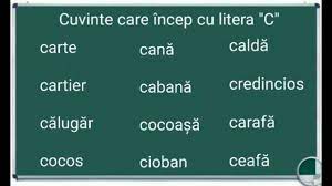 Cuvinte cu sens propriu și sens figuratprofesor: Cuvinte Care Incep Cu Litera C Cuvant Care Incepe Cu C Exemple Youtube