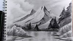 30 stunning hyper realistic pencil drawings drawing pencil. How To Draw Realistic Mountains With Pencil Step By Step And Easy 2 D Drawing Scenery Realistic Drawings Mountain Drawing
