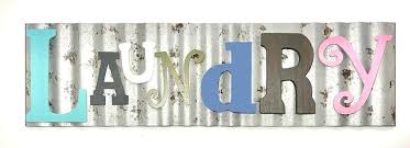Maybe you would like to learn more about one of these? Amazon Com Generic Laundry Galvanized Metal Colorful Wooden Letters Wall Decor Laundry Room Wash Room Sign Rustic And Unique Pink Home Kitchen