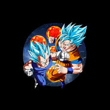 Check out this fantastic collection of dragon ball wallpapers, with 68 dragon ball background images for your desktop, phone or tablet. Dragon Ball Z Vegeta And Goku Ssj God Iii Drawing By Jason Stonebanks
