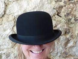 You Can Leave Your Hat On Amazing French Vintage Bowler Etsy French Vintage Vintage Bowler Hat