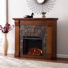 Shop genstone stone veneer siding; Elkmont Electric Fireplace In Salem Antique Oak Southern Enterprises Fe9282