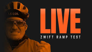 LIVE Zwift Ramp Test!