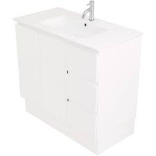 By determining the right in this article, i will explain the standard bathroom vanity height including other dimensions, and how to. Cibo Design 900mm White Tonic Full Height Vanity Bunnings Australia