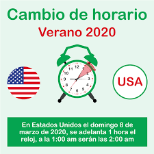 El próximo 29 de marzo, se procede de nuevo al ajuste horario correspondiente a la hora de verano. Este Domingo Cambio El Horario De Verano En Estados Unidos
