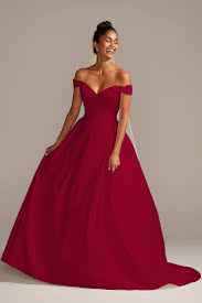 Elegant modest lace wedding dress with half sleeves and a sweetheart neckline. Red Wedding Dresses Gowns David S Bridal