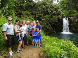 It is very tall and you can walk behind. Road To Hana Waterfalls Lunch Full Circle With Stardust Hawaii