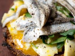Soft Boiled Egg And White Anchovy Breakfast Sandwiches Recipe Anchovy Recipes Anchovies Breakfast Sandwich Recipes