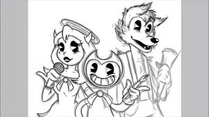 Free printable bendy the ink demon coloring pages. Aatami Kalle Free Drawing And Coloring Bendy And Boris Coloring Pages