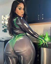 Model Raven Thick as Shego from Kim Possible : rcosplaybutts
