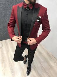 It S 2019 Guys Who Says Your Wedding Tuxedo Has To Be Traditional Black And Boring Not Our Design Team Prom Suits For Men Designer Suits For Men Prom Suits