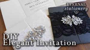 How To Make An Elegant Gatefold Wedding Invitation Diy Invitations Wedding Invitations Diy Elegant Wedding Invitations Diy Handmade Wedding Invitations