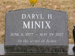 Daryl H. Minix (1977-2017): homenaje de Find a Grave
