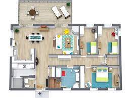 A great open plan designs with the option to turn a 5th bedroom to a media. 4 Bedroom Floor Plans Roomsketcher