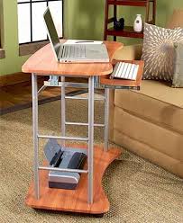 This Rolling Computer Desk Is A Convenient Place To Complete Your Work It S A Simple Solution For Small Areas At Home Office Design Home Office Furniture Desk