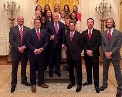 Trump tennis photo sparks backlash over women's team portrayal