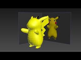3ds Max Pokemon Pikachu Low Poly Modeling Part 1 Youtube Pikachu Low Poly 3ds Max