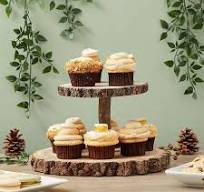 2-Tier Rustic Wood Cake Stand Ins Style Wooden Cupcake Server Dessert Tree  Stump for Decorations PC Material OEM/ODM Welcome