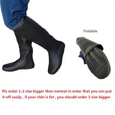 In the united kingdom, however, a galosh is an overshoe made of a weatherproof material to protect a more vulnerable shoe underne. Japan Style Soft Women High Rainboots Portable Men Foldable Natural Rubber Shoe Black Galoshes Garding Field Planting Shoes Knee High Boots Aliexpress