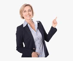 When i get stressed it all gets much worse. Young Woman Pointing To The Right Hand Side Of Page Biznes Zhenshina Png Hd Png Download Kindpng