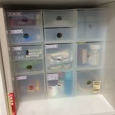 無印の小物収納との組み合わせ例 収納 リビング収納 無印 収納 アイデア