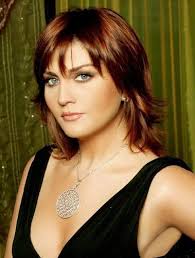 Red Medium Layered Hair Love The Color Kestane Saclar Kumral Sac Renkleri Sac Guzelligi
