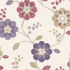Anastasia Wallpaper In Purple By B Amp Q Feature Wallpaper Teal Wallpaper Blue Colour Wallpaper