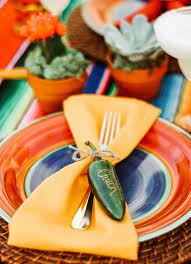 Straw weave is a fantastic idea for. Mexican Party Ideas Tablescape Celebrations At Home