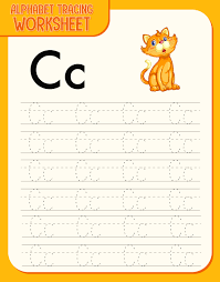 Postal service (usps) gives you a receipt to prove that you sent the item and the recipient must sign a delivery receipt before the item can be transferred. Alphabet Tracing Worksheet With Letter C And C 1592055 Vector Art At Vecteezy