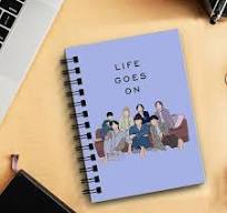 Amazon.com: LINE CURVE EXPORT - BTS life goes on Printed ...