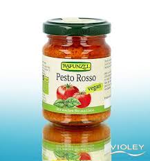 Genovese or rosso pesto sauce. Rapunzel Organic Pesto Rosso 120 G Natural Products Shop Violey