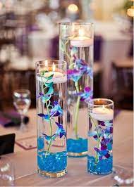 Simple Diy Decoration Purple Wedding Centerpieces Blue Purple Wedding Turquoise Wedding