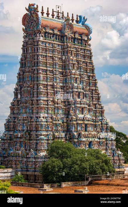 Minakshi india hindu temple tamil nadu asia tower hi-res stock photography and images - Alamy